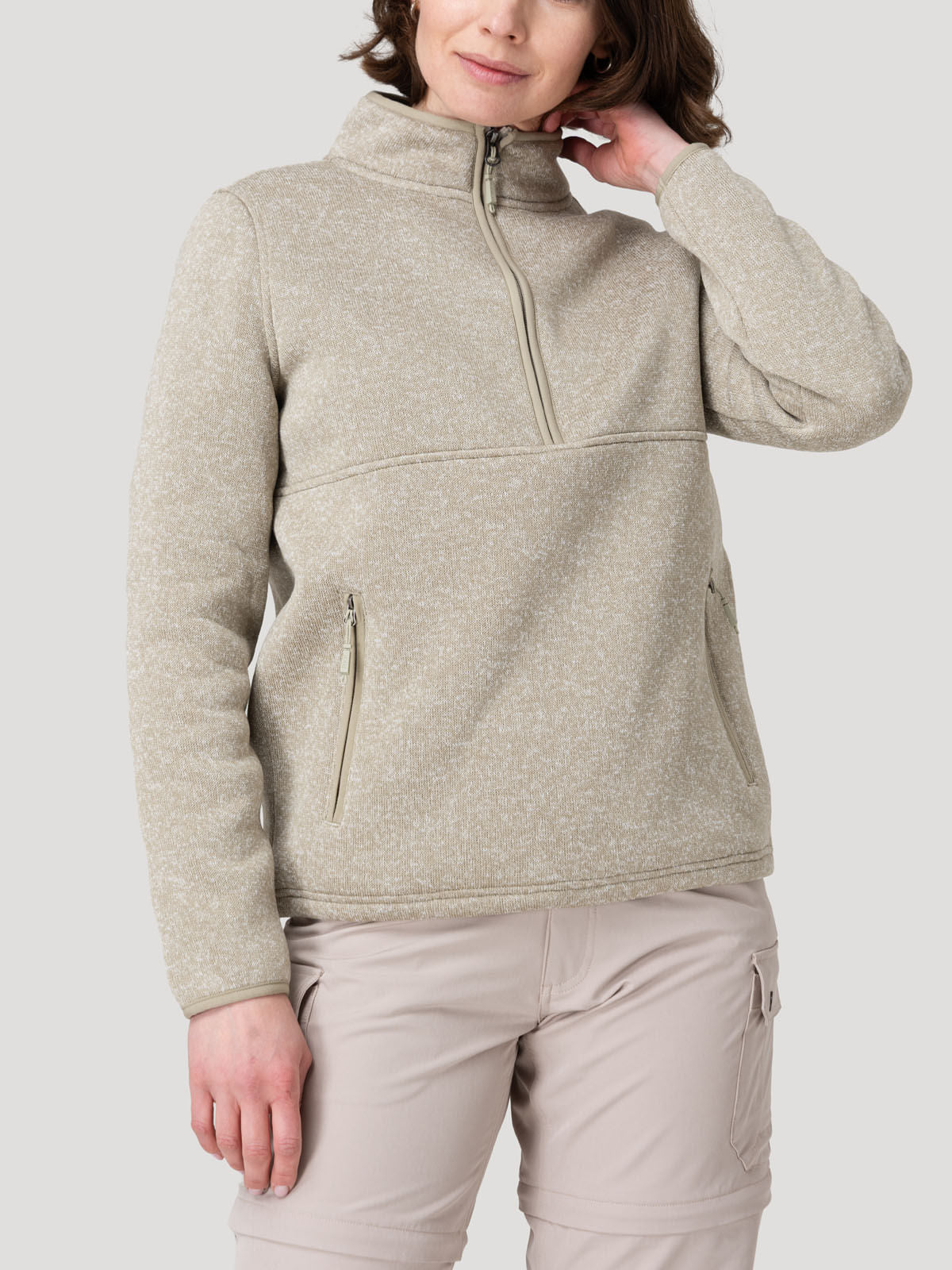 Saco Fleece H/Z M Sienna Haze Mujer 4