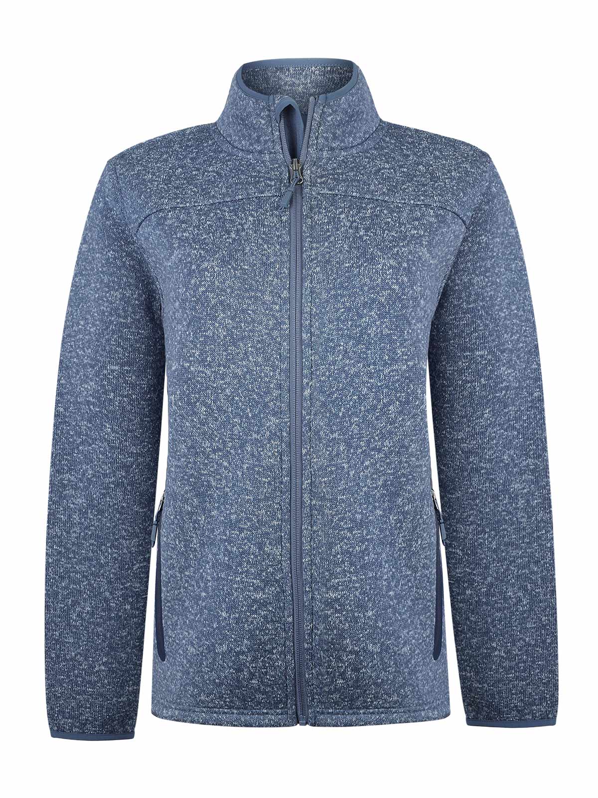 Saco Fleece F/Z M Amber Navy Mujer 1