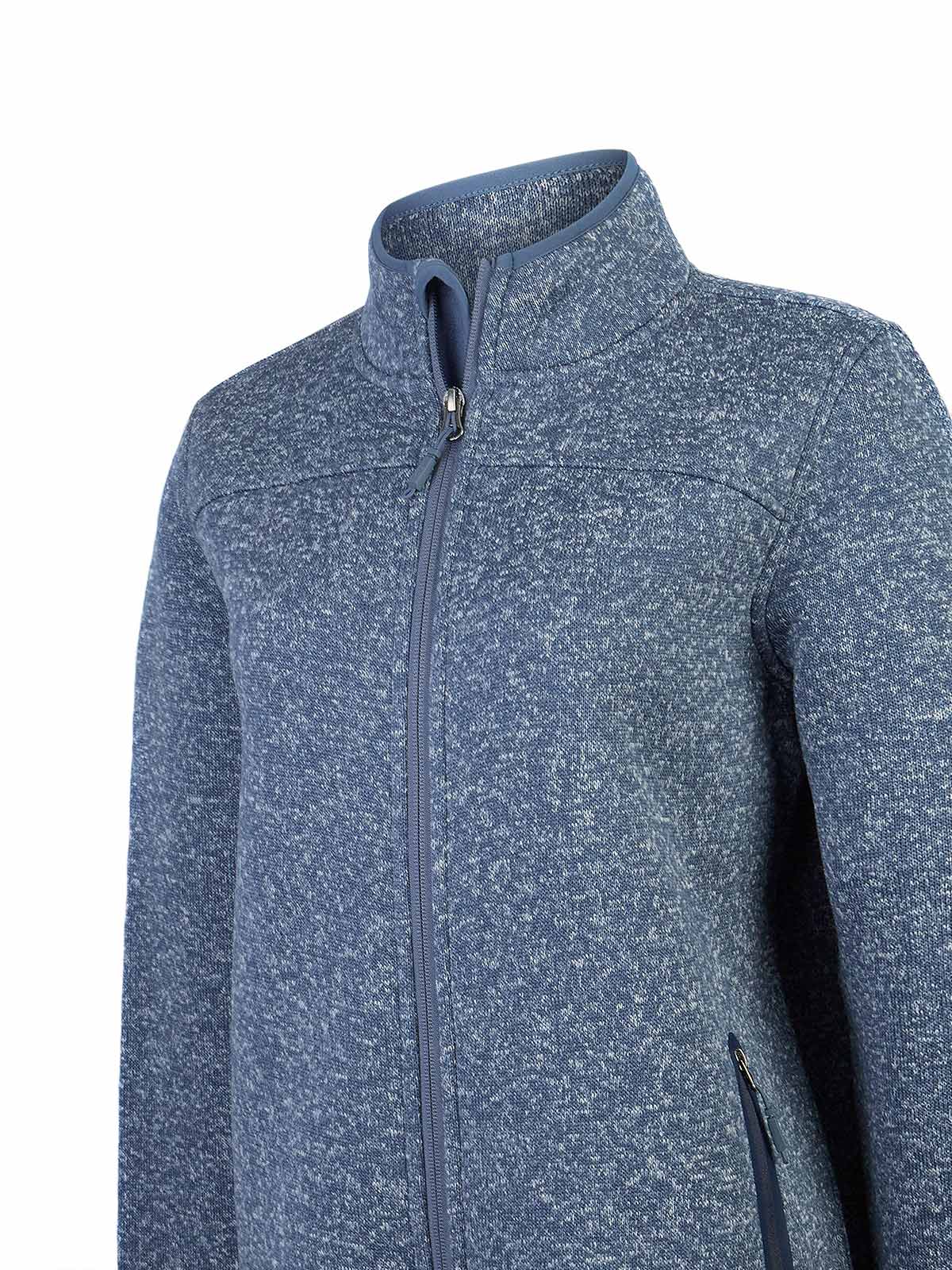 Saco Fleece F/Z M Amber Navy Mujer 3