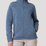 Saco Fleece F/Z M Amber Navy Mujer 4
