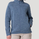 Saco Fleece F/Z M Amber Navy Mujer 4