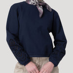 Saco C/R Zenya Navy Mujer 4
