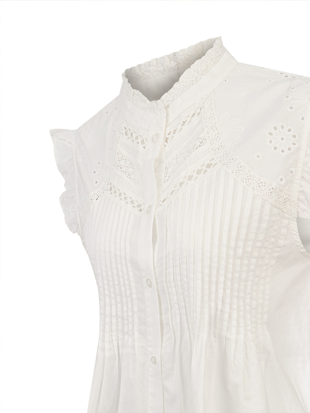 Blusa sin mangas M Amaui Blanc Mujer 3
