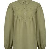 Blusa M/L M Almond Meadow Green Mujer 1