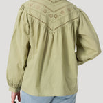 Blusa M/L M Almond Meadow Green Mujer 5