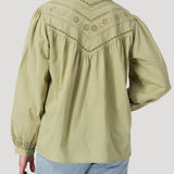Blusa M/L M Almond Meadow Green Mujer 5