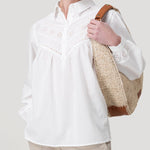 Blusa M/L M Almond Blanc Mujer 4