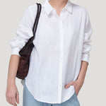 Camisa Lino M/L M Lirio White Mujer 4