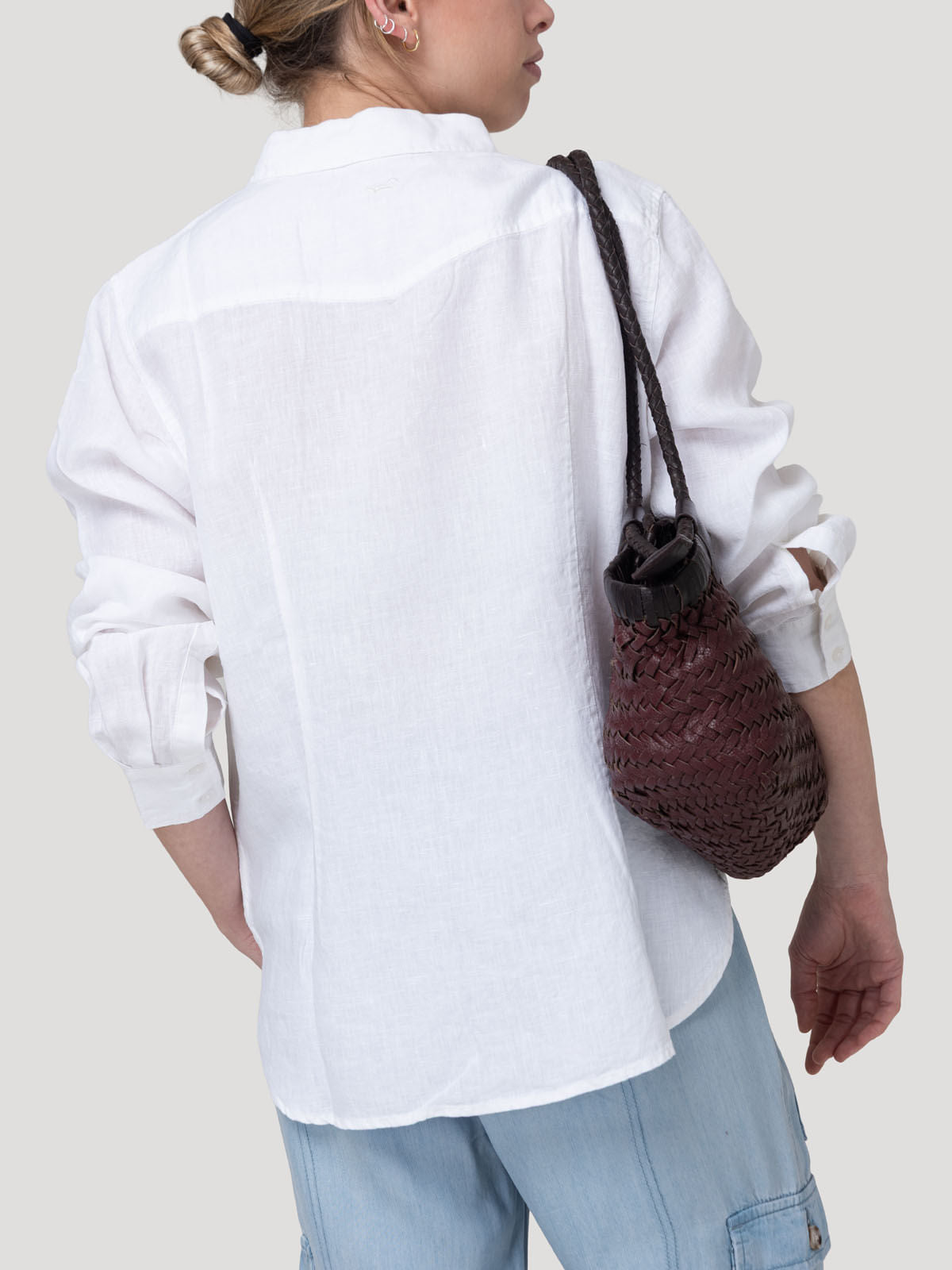 Camisa Lino M/L M Lirio White Mujer 5