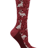 Medias M Bunny Burgundy Mujer 1