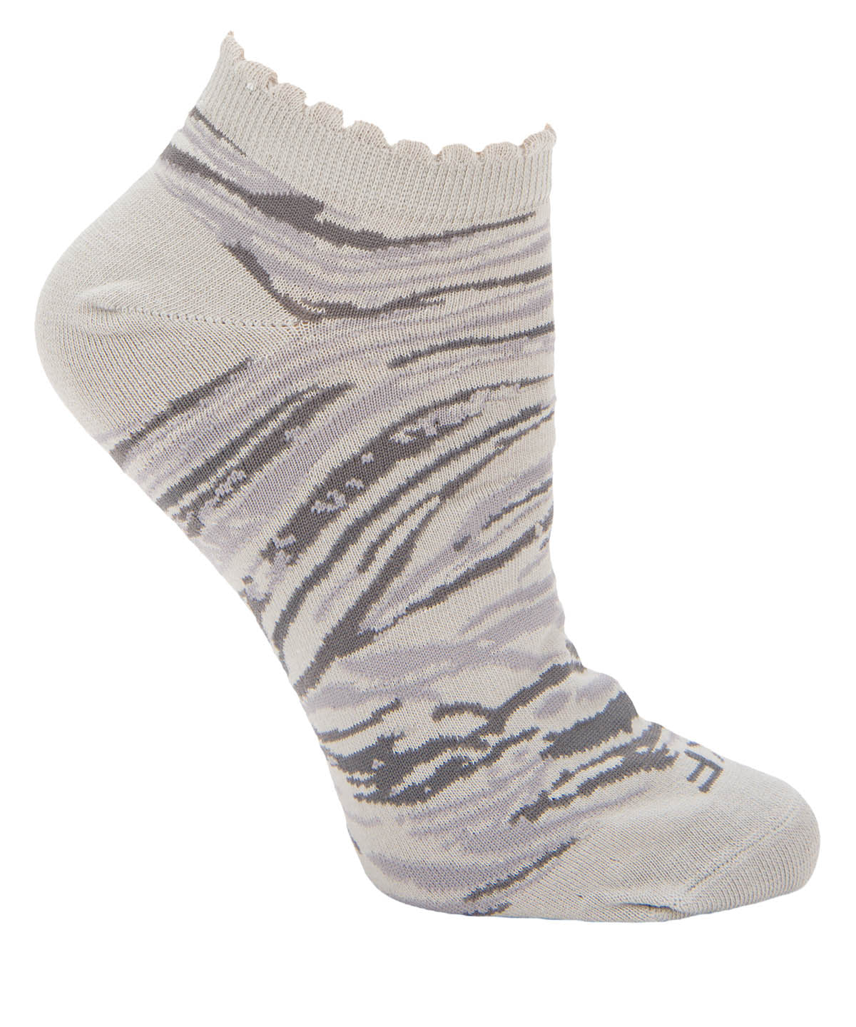 Medias Tobilleras Zebra I Grey Mujer 1