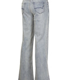 Jeans M Anne Wide Leg Light Denim Mujer 2