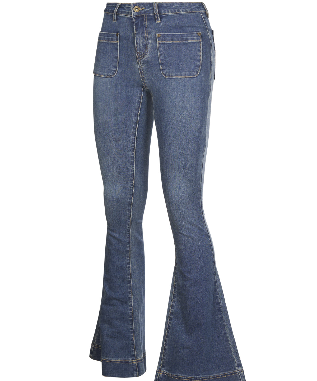 Jeans M Domenica Flare Denim Mujer 1