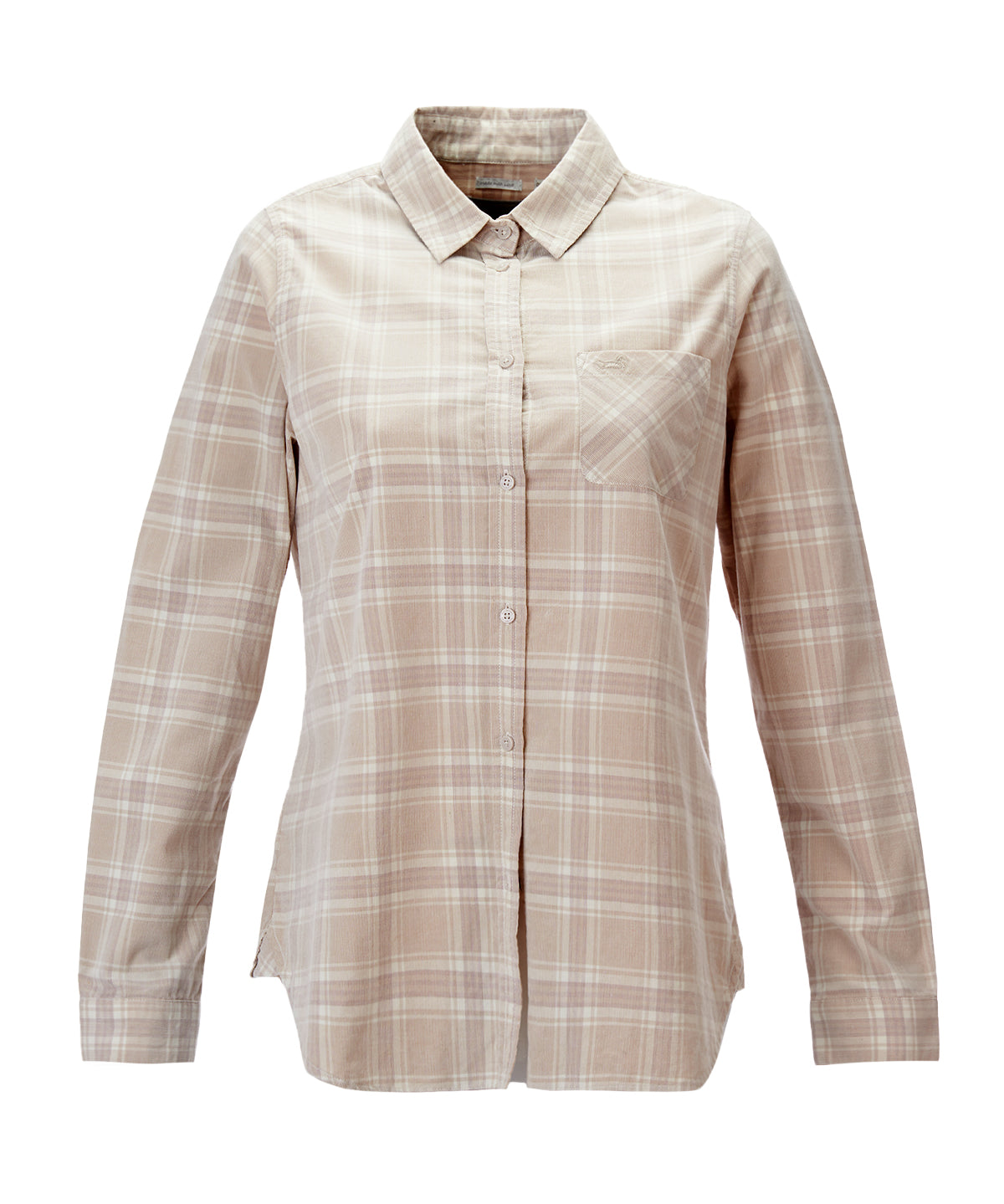 Camisa M/L M Vesle Cuadros Arena Mujer 1