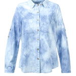 Camisa M/L M Savage Tie Dye Denim Mujer 2