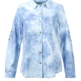 Camisa M/L M Savage Tie Dye Denim Mujer 2