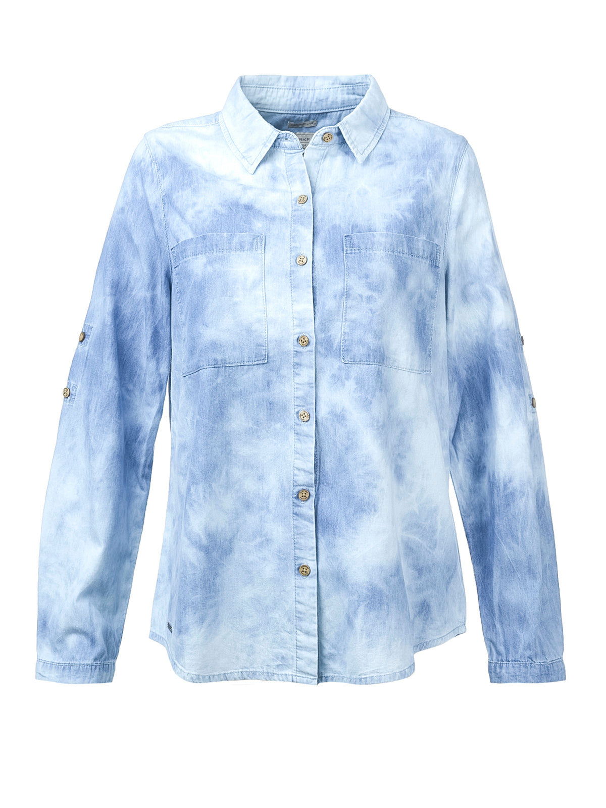 Camisa M/L M Savage Tie Dye Denim Mujer 2