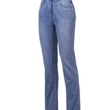 Jeans M Oliviastr Slim Light Denim Mujer 1