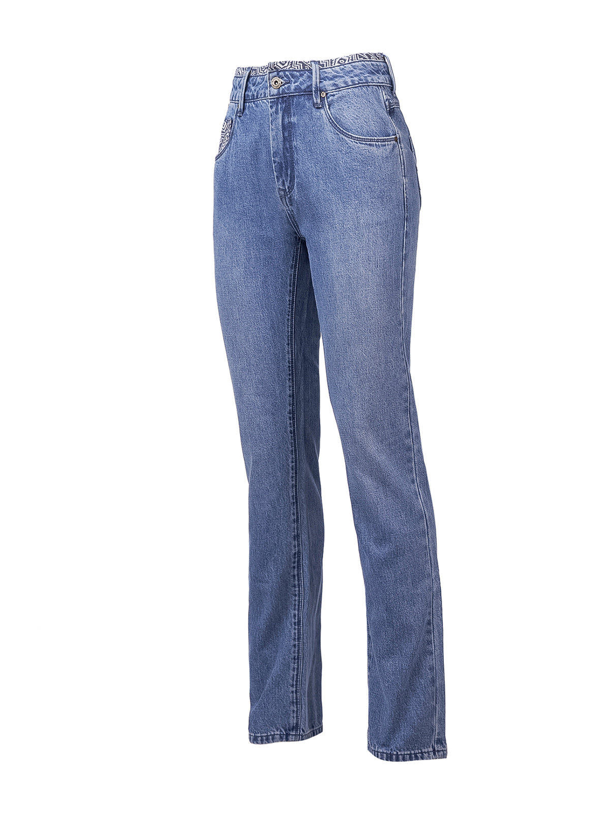 Jeans M Oliviastr Slim Light Denim Mujer 1