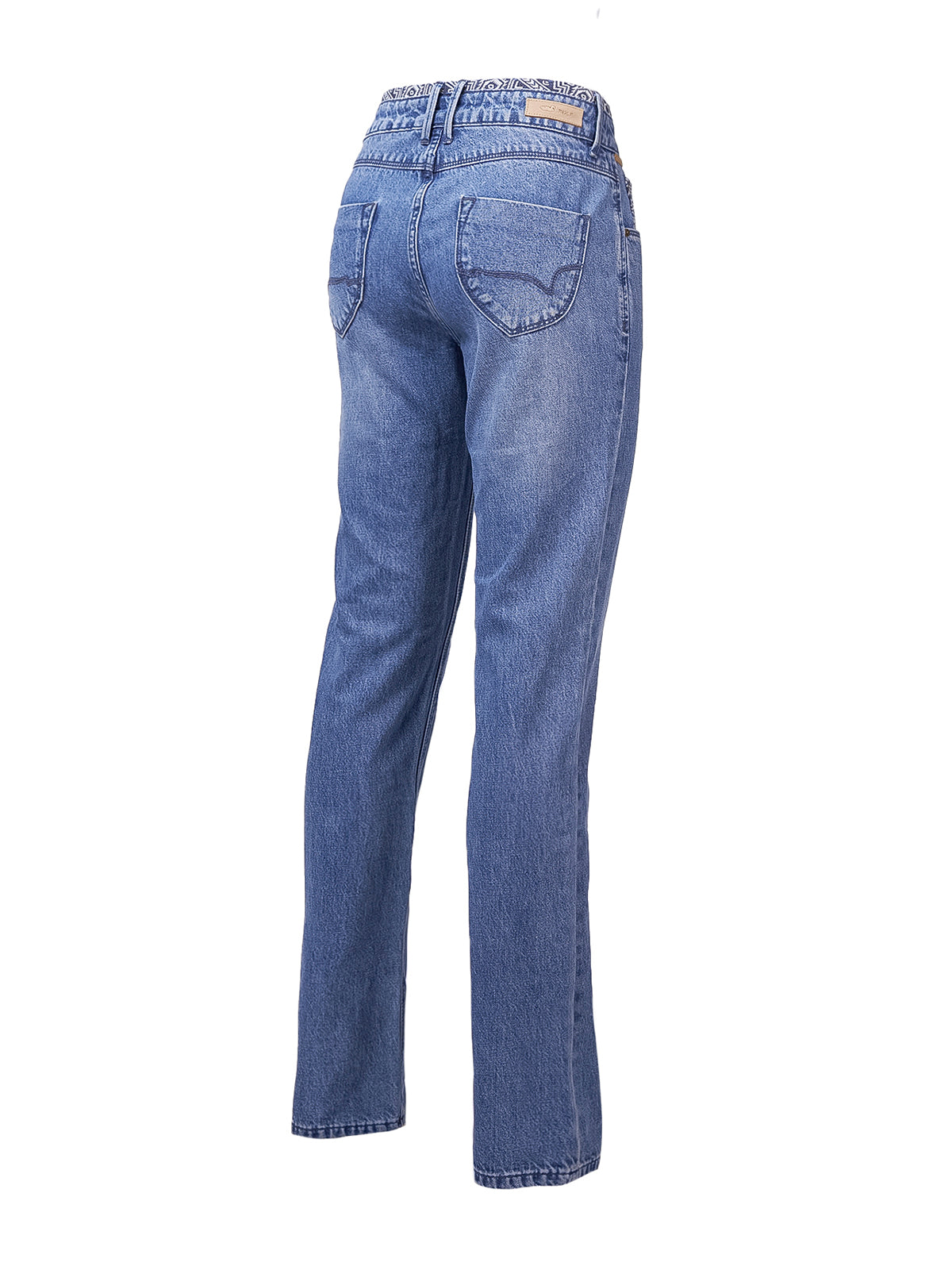 Jeans M Oliviastr Slim Light Denim Mujer 2