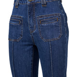 Jeans M Thau Slim Light Denim Mujer 3
