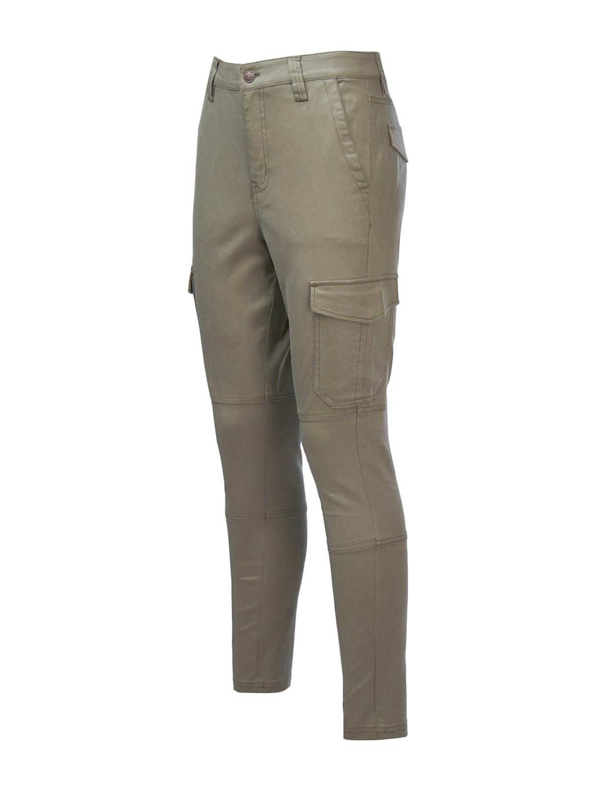 Pantalón Cargo M Utah Verde Oliva Mujer 1