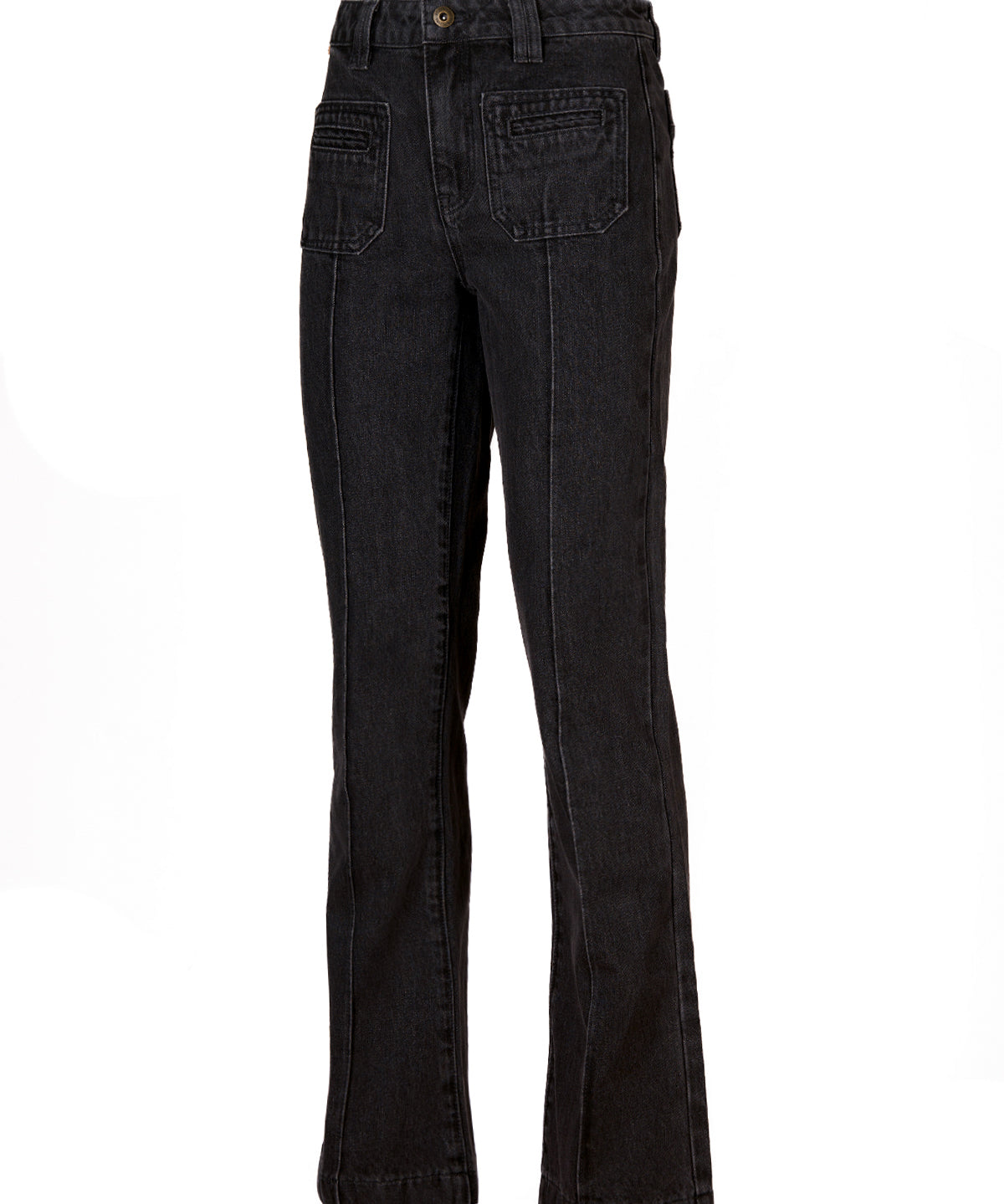 Jeans M Thau Slim Dark Grey Mujer 1