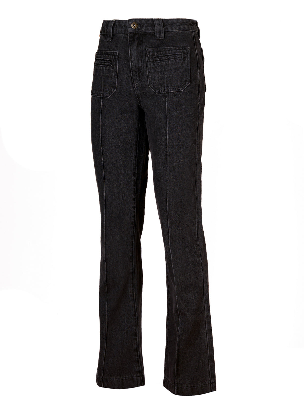 Jeans M Thau Slim Dark Grey Mujer 1