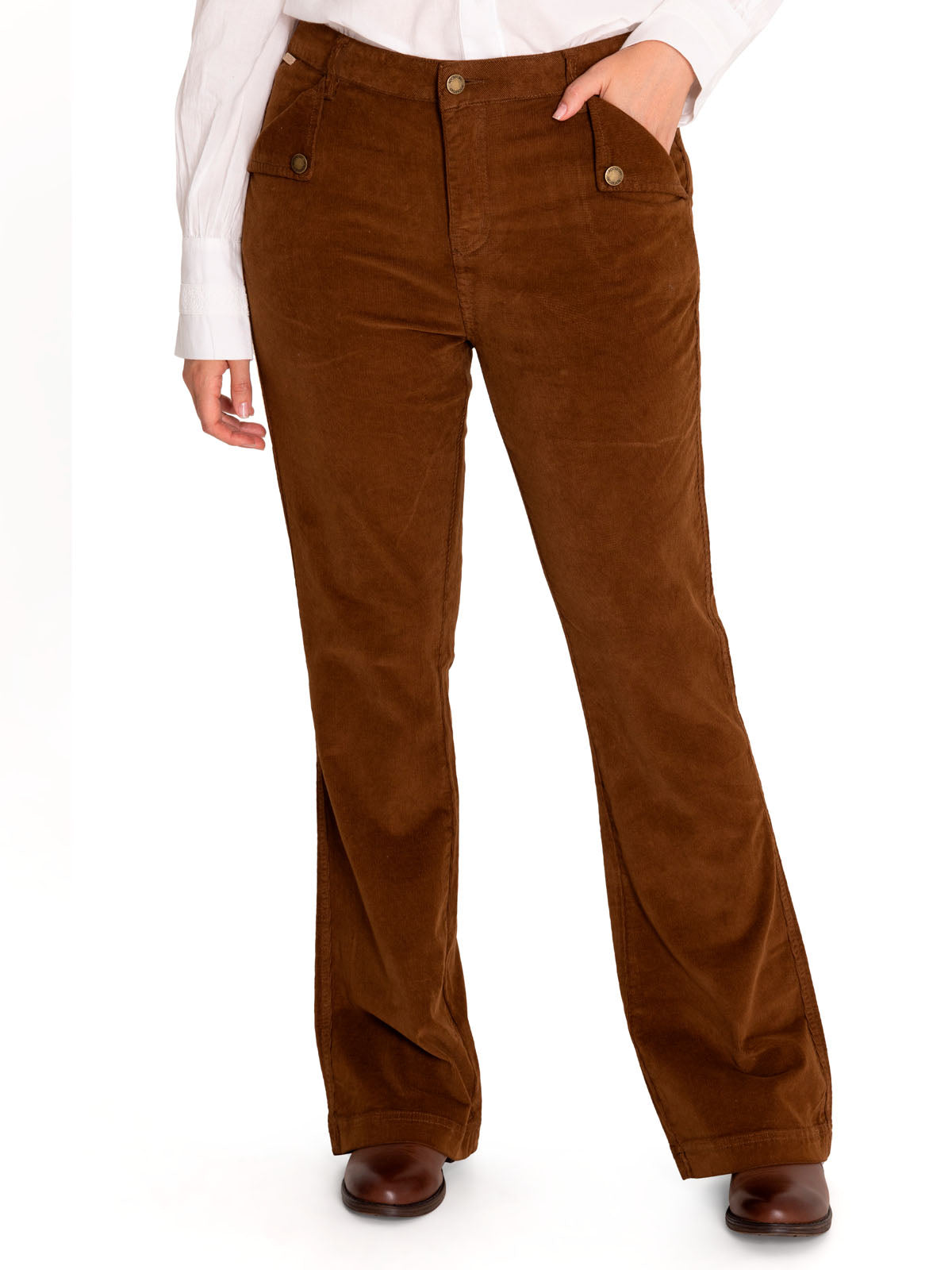 Pantalón M Alicia Pana Brown Mujer 4