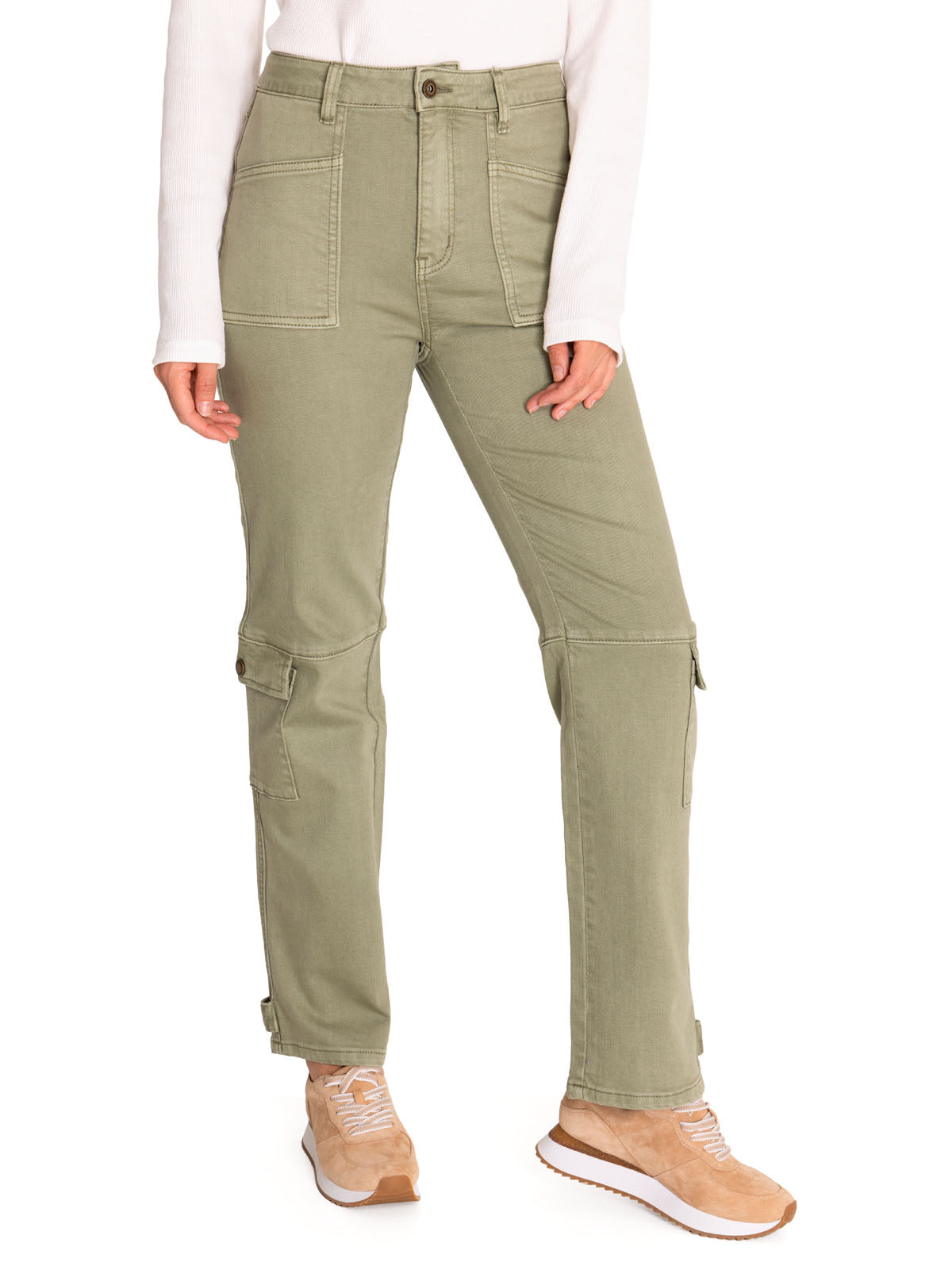 Pantalón Cargo M Noa Verde Sage Mujer 4