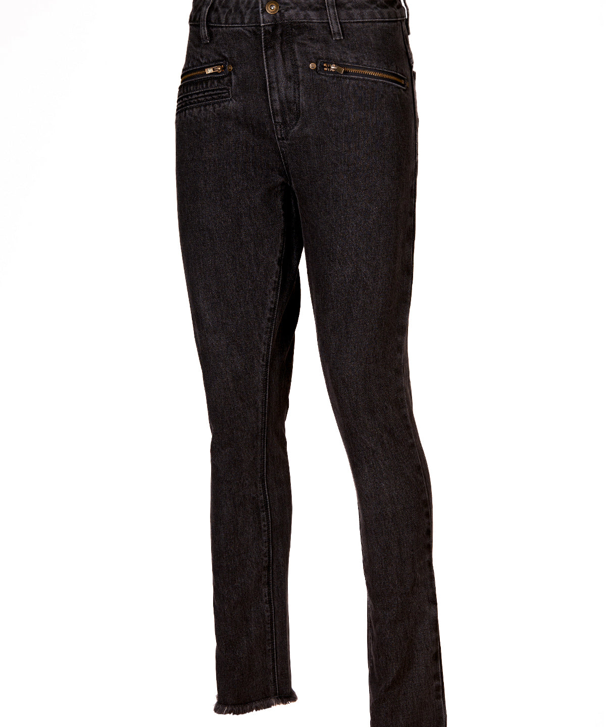 Jeans M Leman Skinny Dark Grey Mujer 1