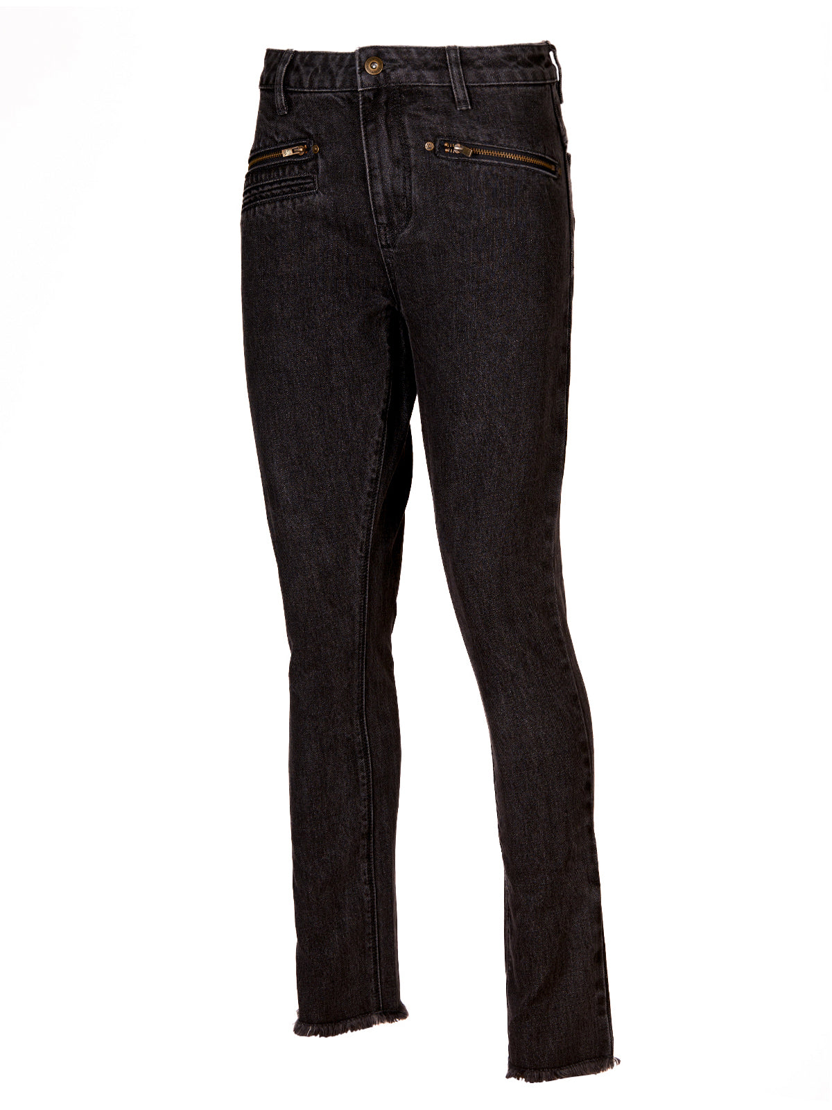 Jeans M Leman Skinny Dark Grey Mujer 1