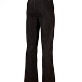 Jeans M Menta Botones Flare Dark Grey Mujer 2