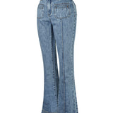 Jeans M Thau Slim Light Denim Sp24 Mujer 1
