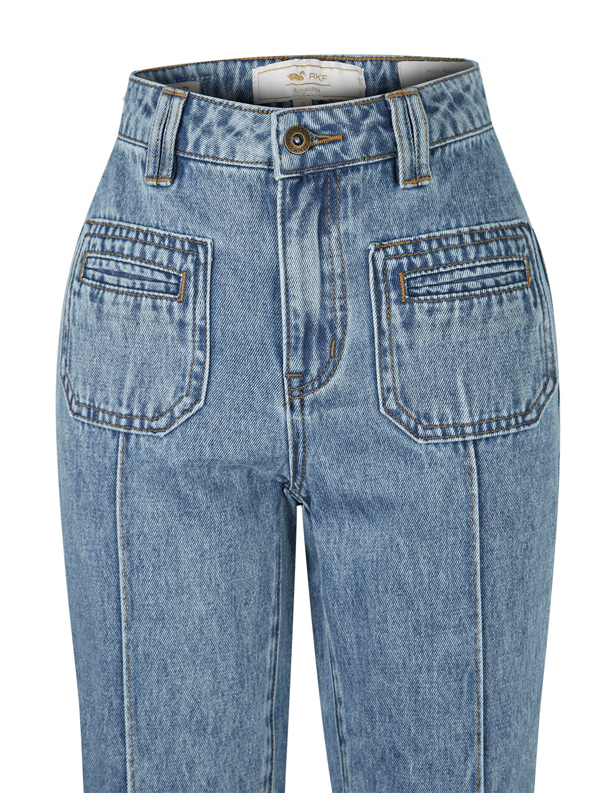 Jeans M Thau Slim Light Denim Sp24 Mujer 3