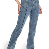 Jeans M Thau Slim Light Denim Sp24 Mujer 4