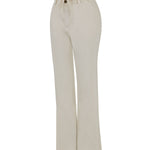 Jeans M Oreon Straight Paperbag Cinturón Crudo Mujer 1