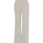 Jeans M Oreon Straight Paperbag Cinturón Crudo Mujer 2
