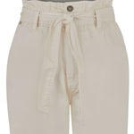 Jeans M Oreon Straight Paperbag Cinturón Crudo Mujer 3