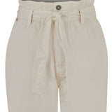 Jeans M Oreon Straight Paperbag Cinturón Crudo Mujer 3