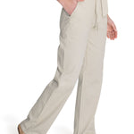 Jeans M Oreon Straight Paperbag Cinturón Crudo Mujer 5