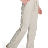 Jeans M Oreon Straight Paperbag Cinturón Crudo Mujer 5