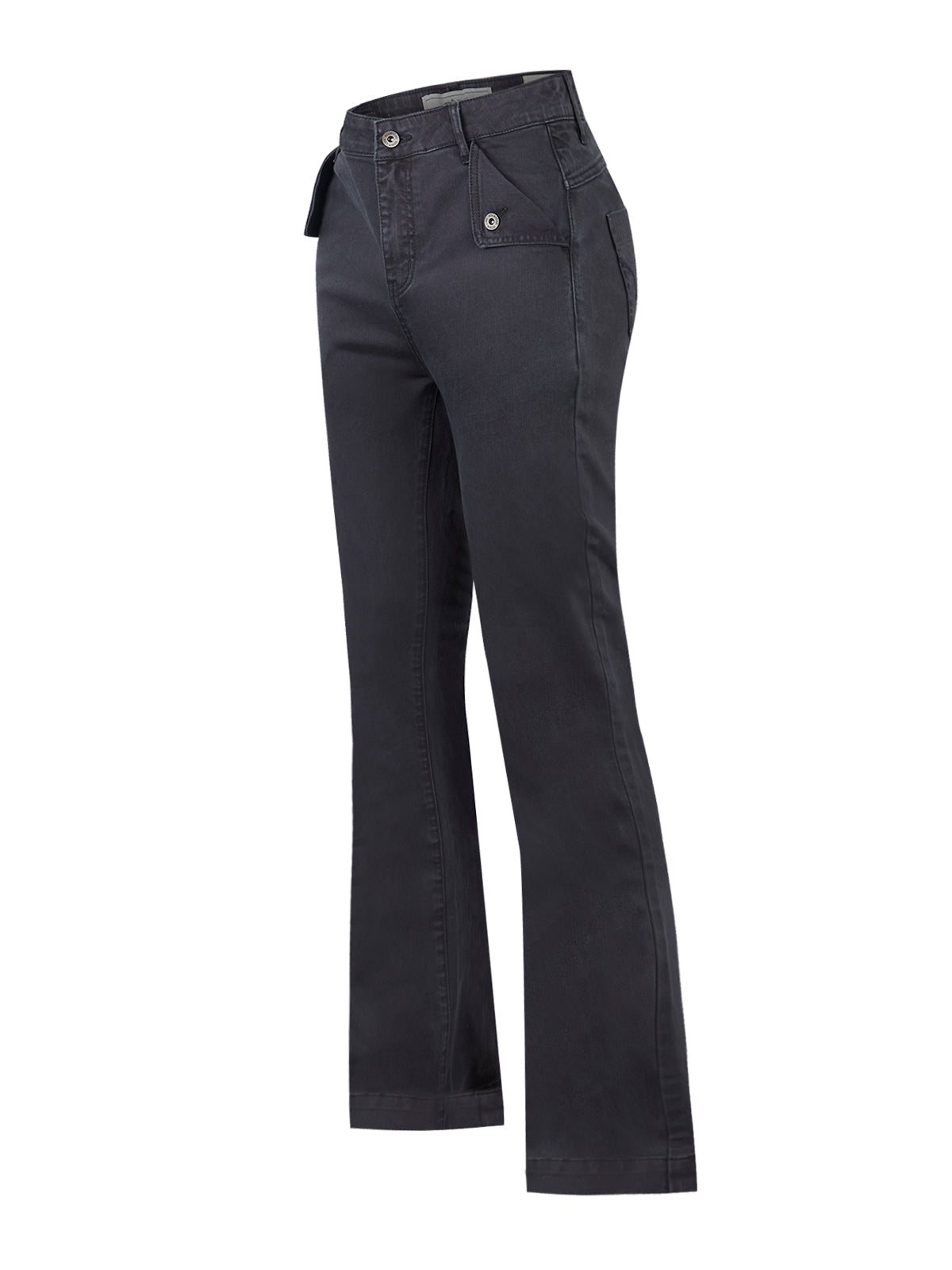 Jeans M Brick Bootcut Dark Grey Mujer 1