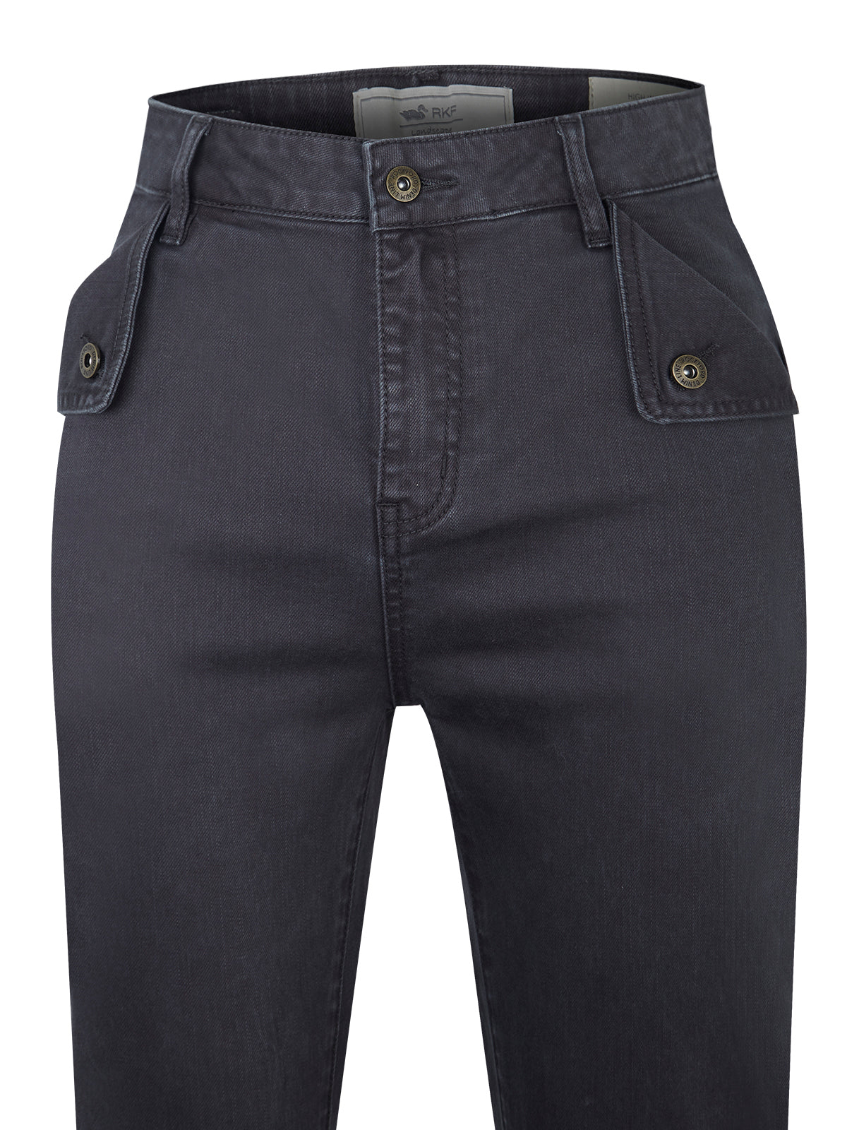 Jeans M Brick Bootcut Dark Grey Mujer 3