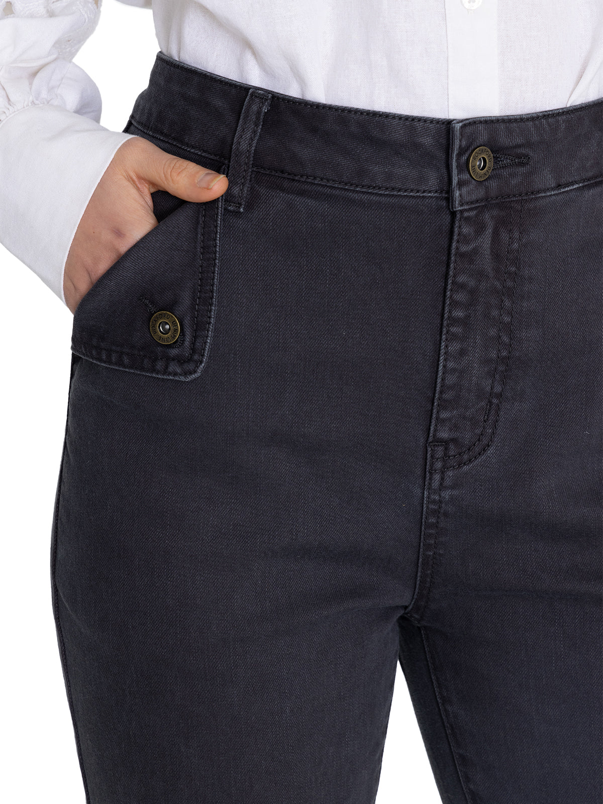 Jeans M Brick Bootcut Dark Grey Mujer 6