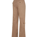 Pantalón Cargo M Noa Straight Taupe Mujer 2