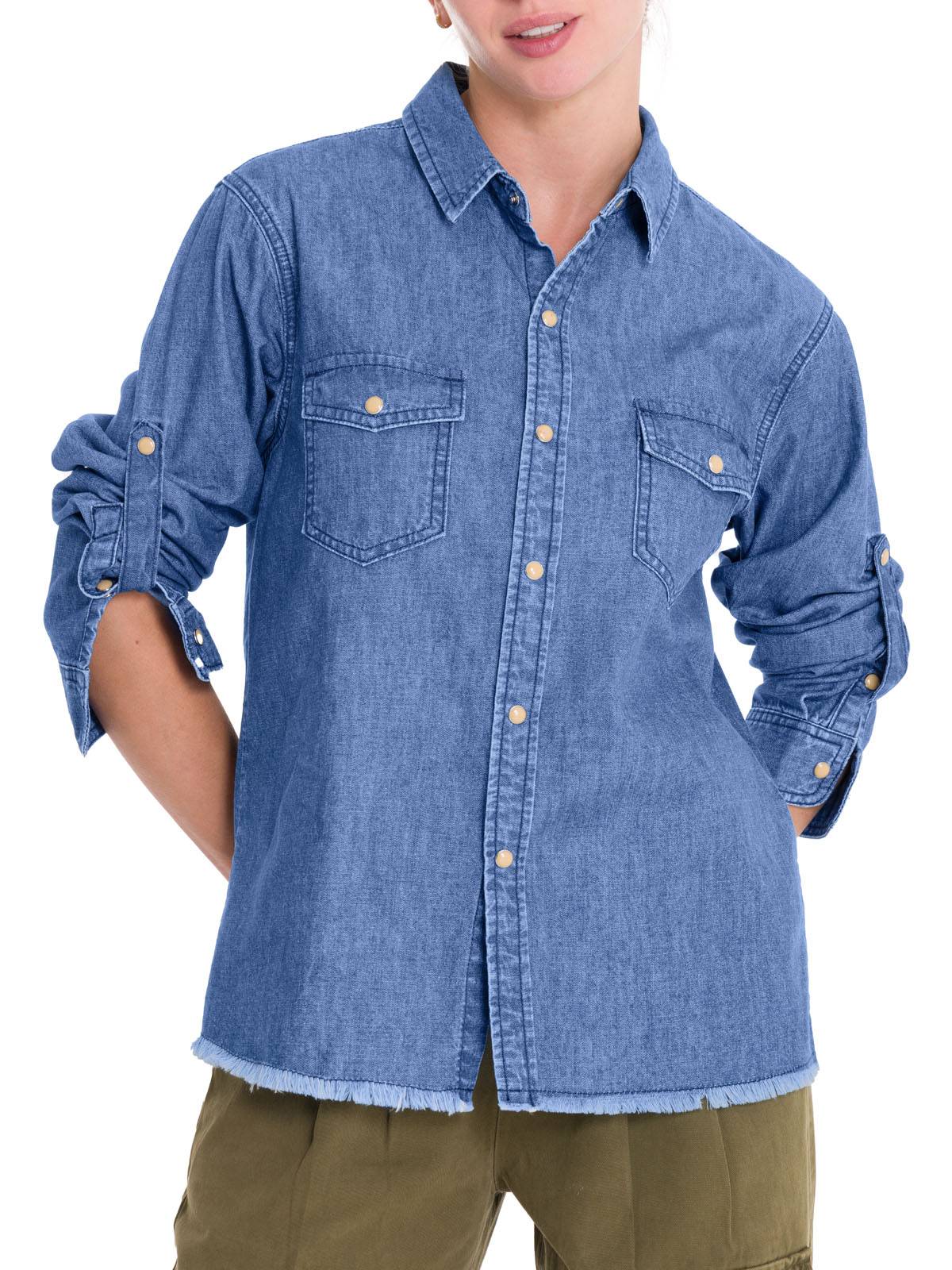 Camisa M/L M Kilimanjaro Denim Mujer 4