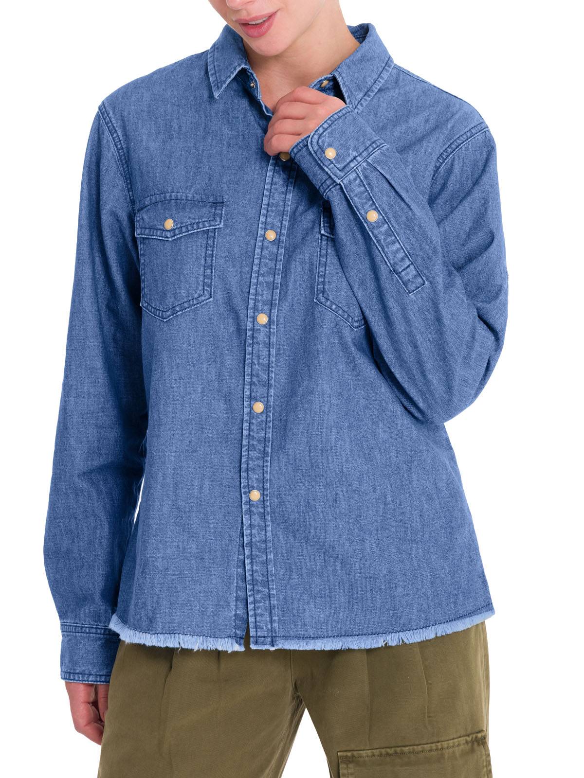 Camisa M/L M Kilimanjaro Denim Mujer 5