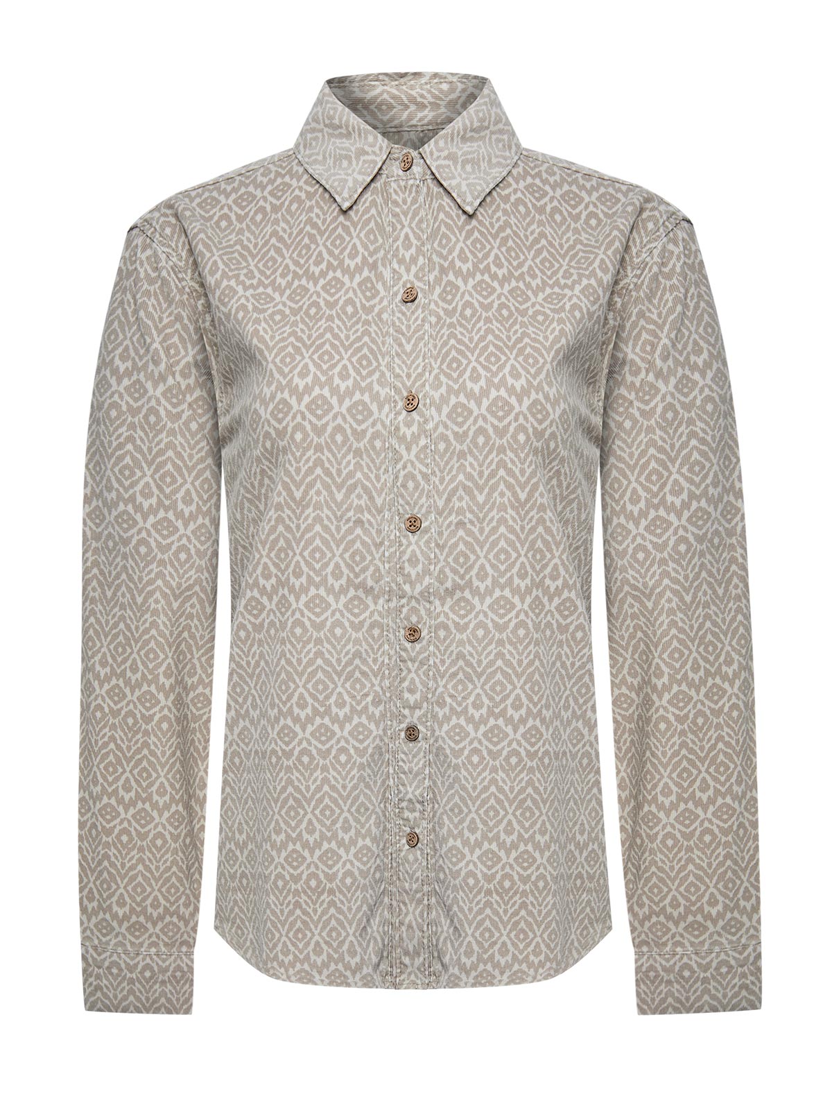 Camisa M/L M Genario Tawny Beige Mujer 1