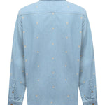 Camisa M/L M Snowflex Azul Light Denim Mujer 2